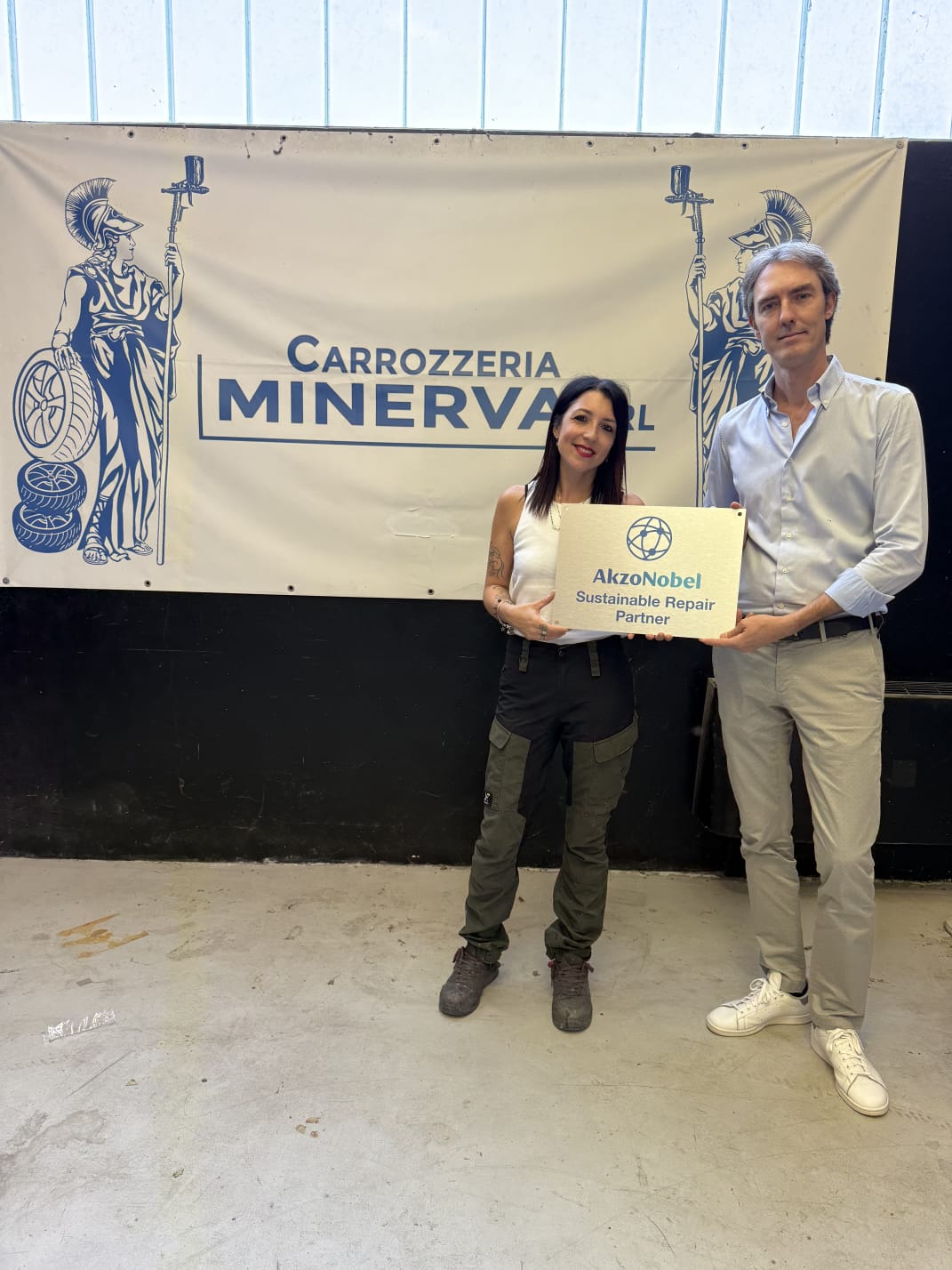 consegna targa acoat minerva